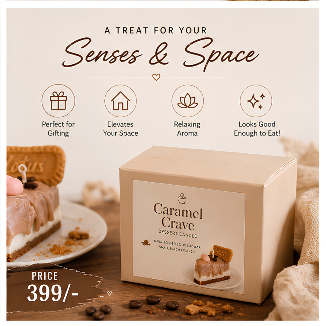Caramel Crave โ Dessert Candle