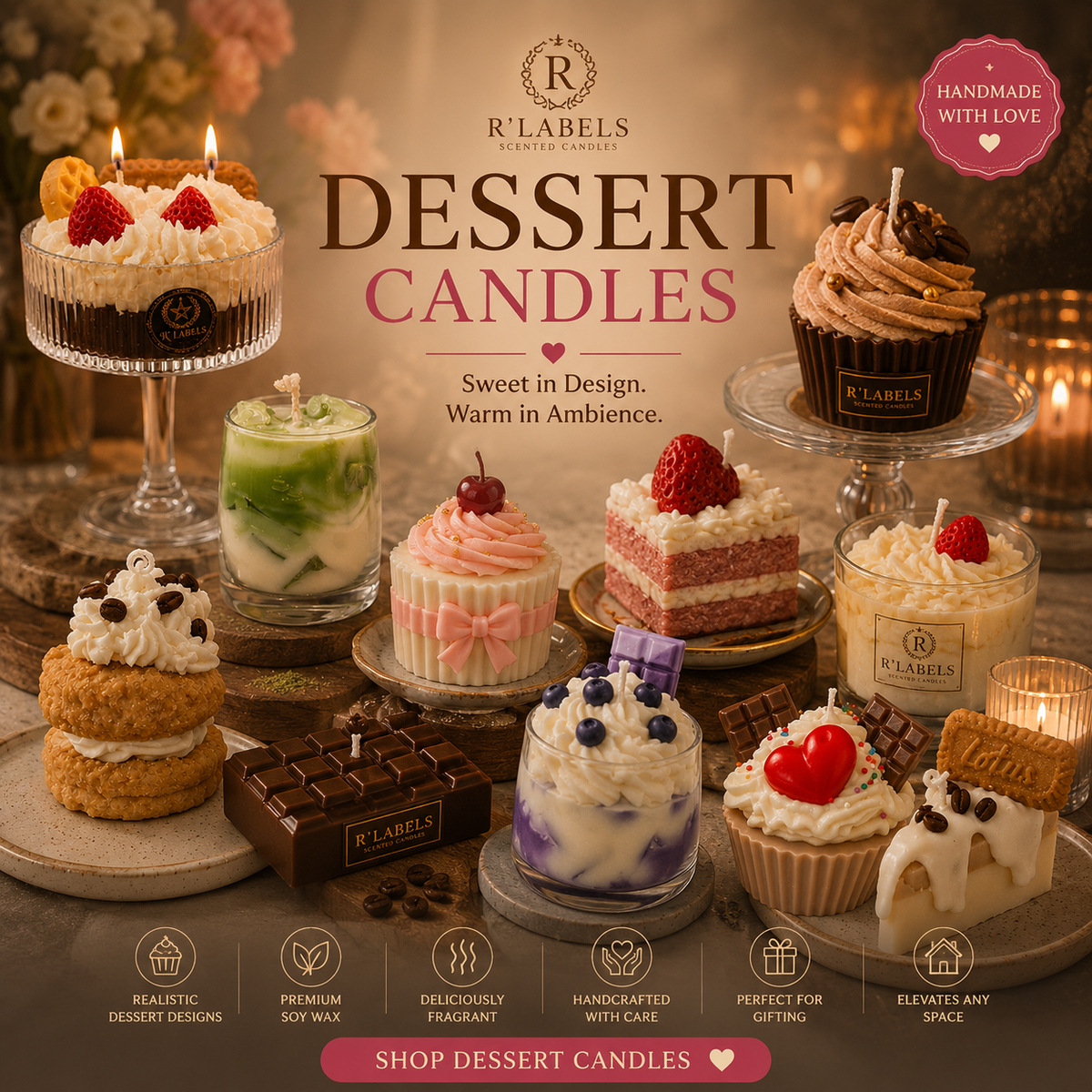 dessert candles