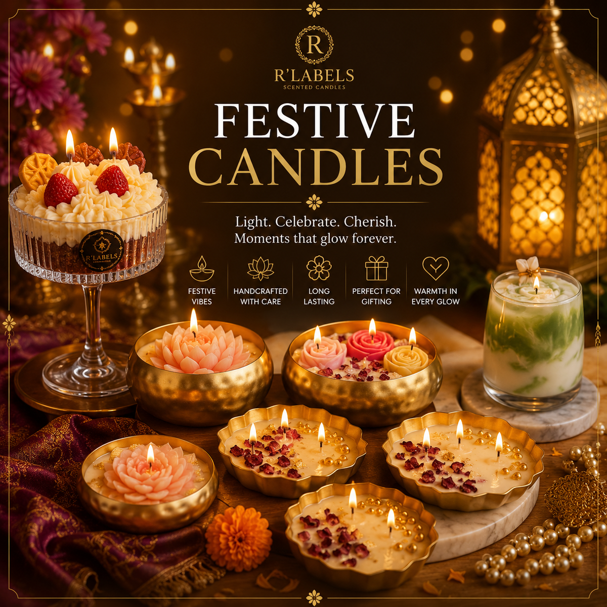 festive candles