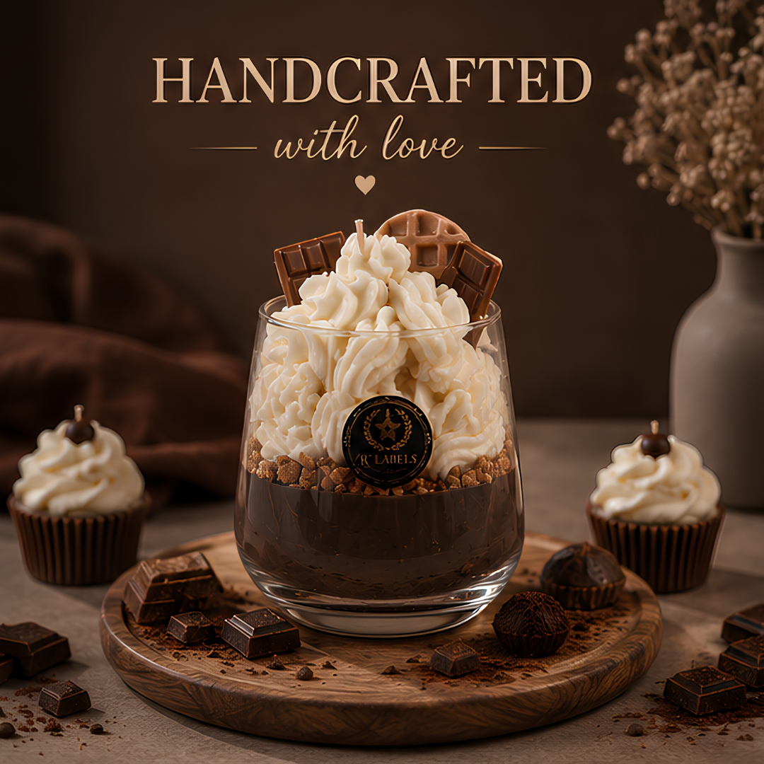 Cocoa Royale – Luxury Dessert Glass Candle