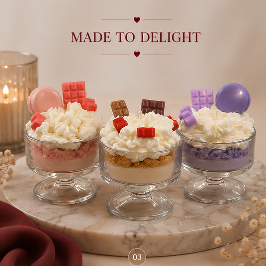 Mini Dessert Candle Trio