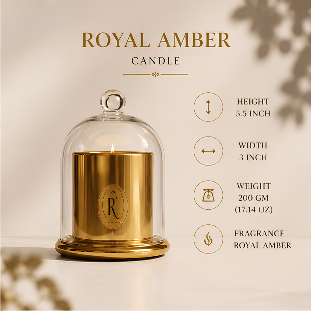 Royal Amber Candle