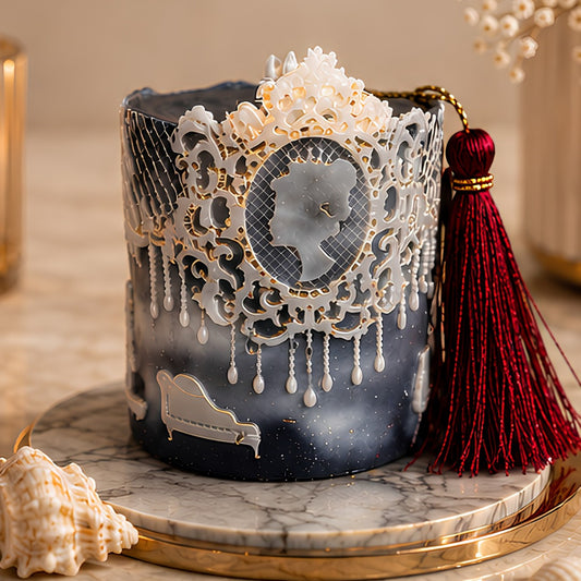 Victorian Cameo Candle