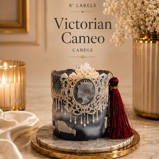 Victorian Cameo Candle