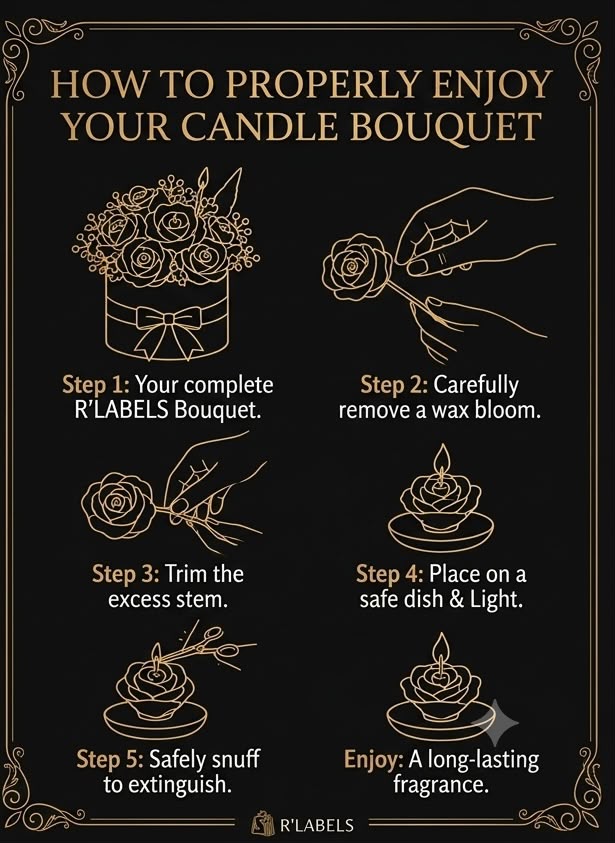 Small Candle Bouquet
