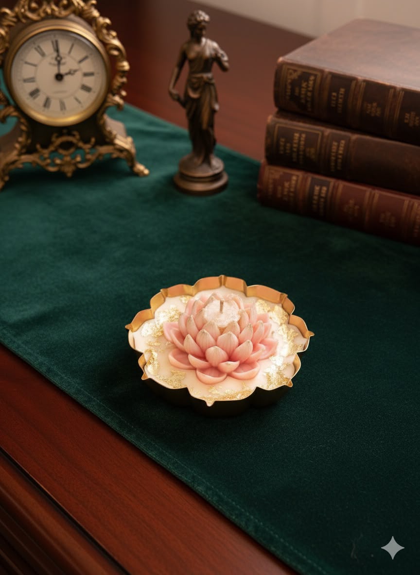 Royal Lotus Urli candle [set of 5]