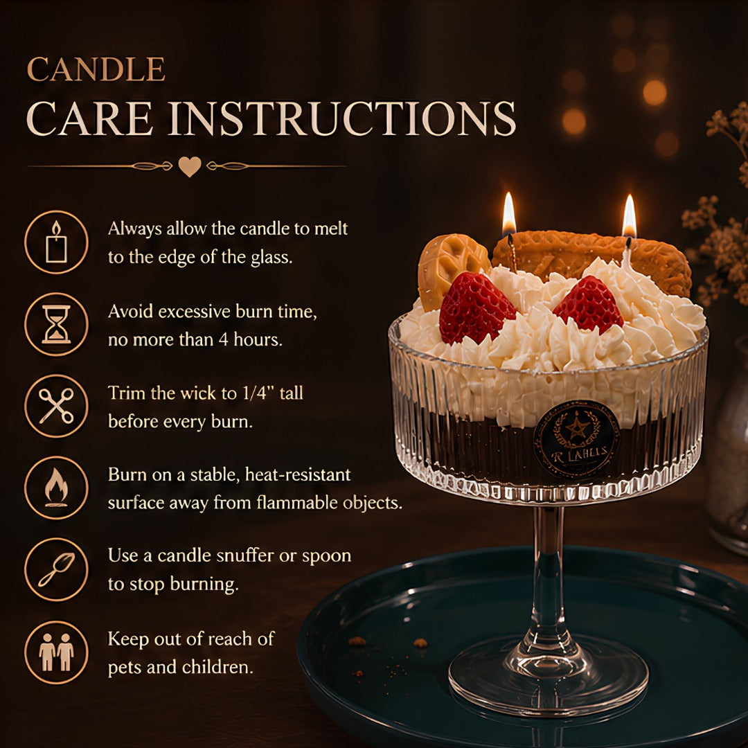 Biscoff Dessert Candle