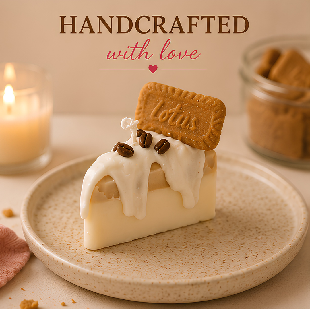 Biscoff White Cheesecake Candle