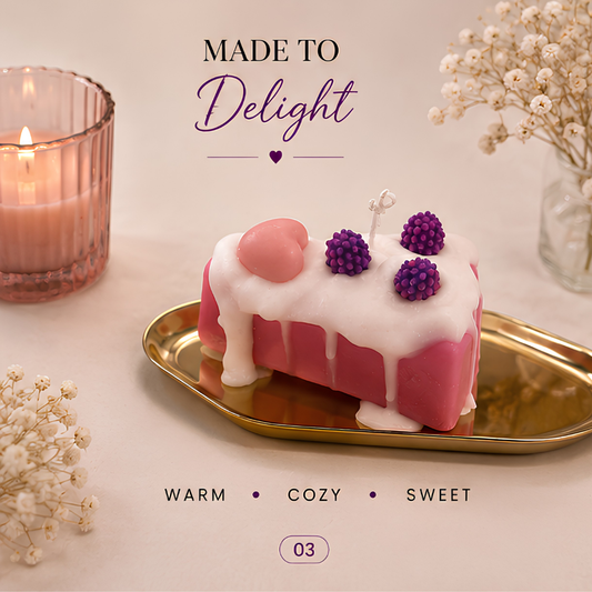 Cake Slice Candle