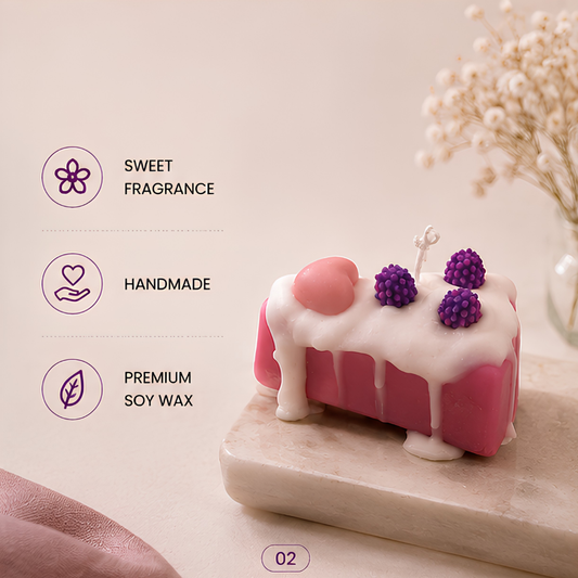 Cake Slice Candle