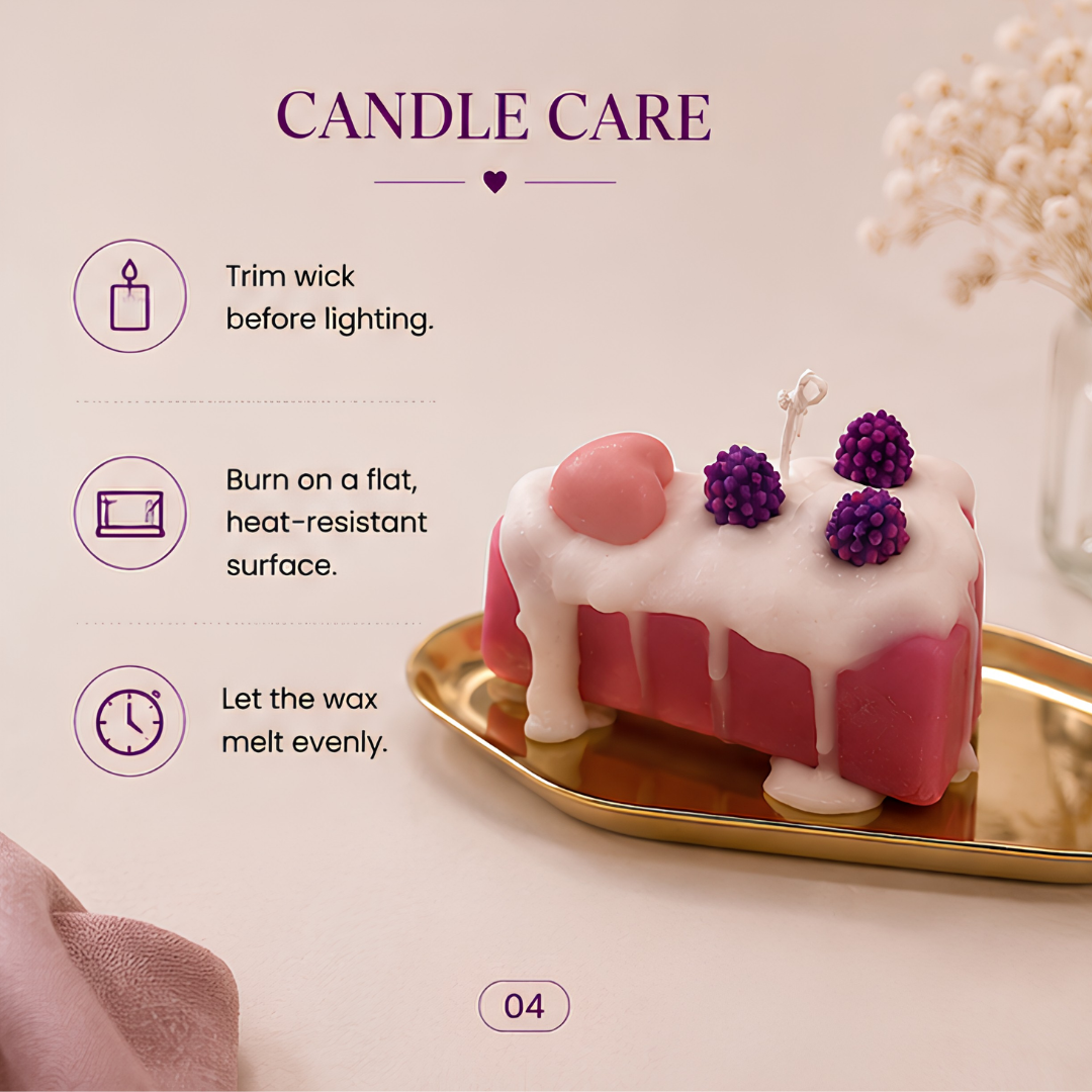 Cake Slice Candle