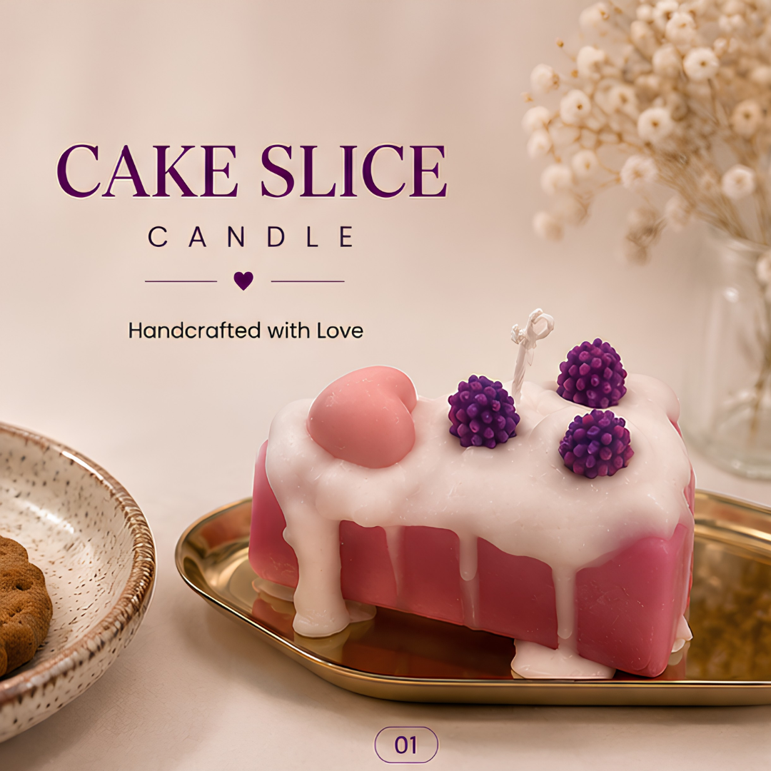 Cake Slice Candle