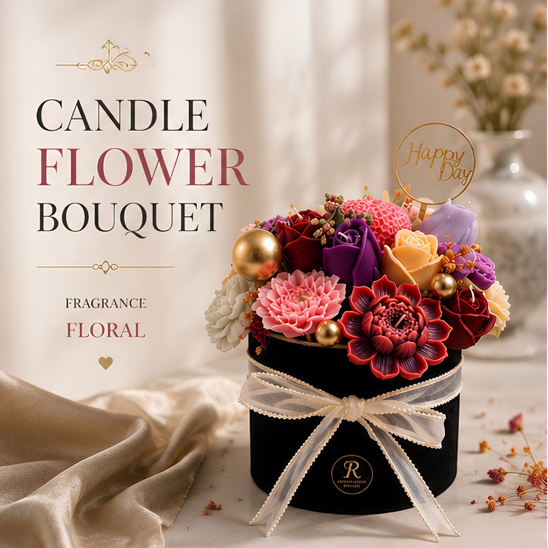 Candle Flower Bouquet
