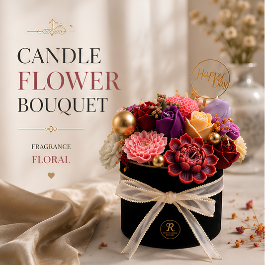 Candle Flower Bouquet
