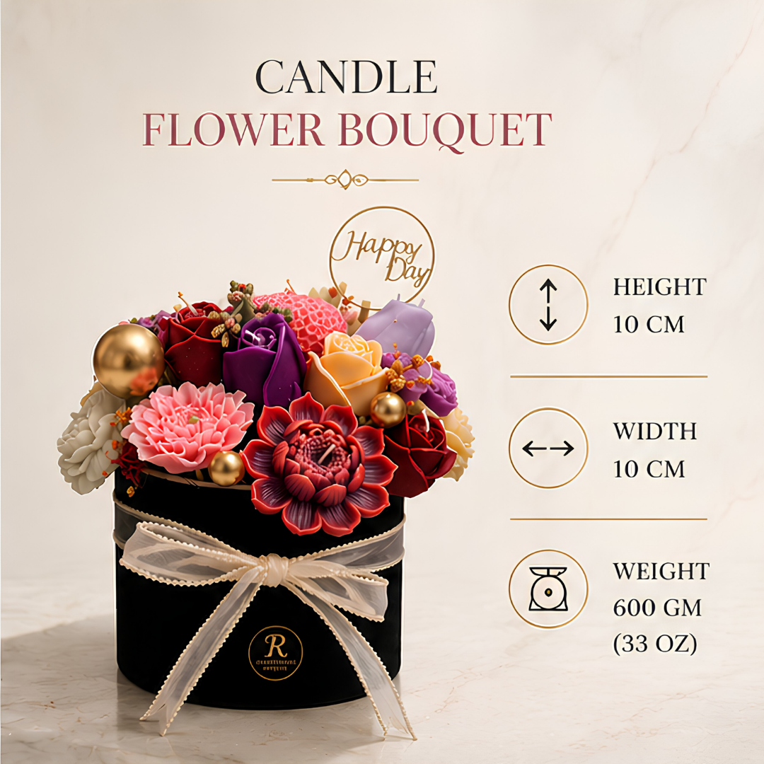 Candle Flower Bouquet