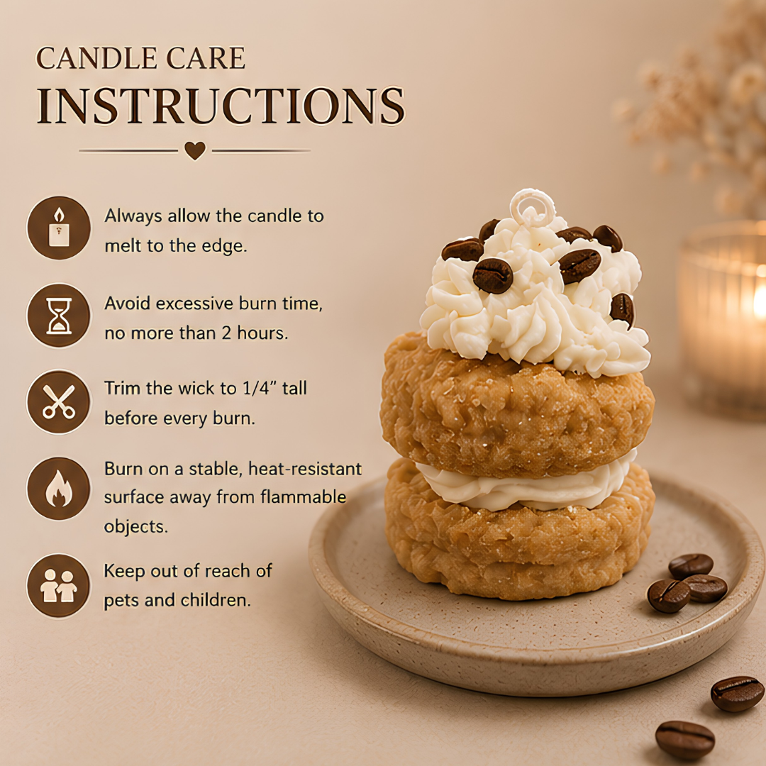Coffee Cookie Candle