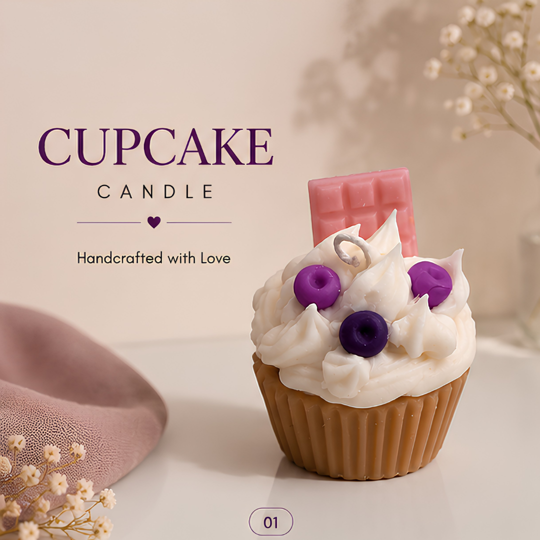 Cupcake Candle