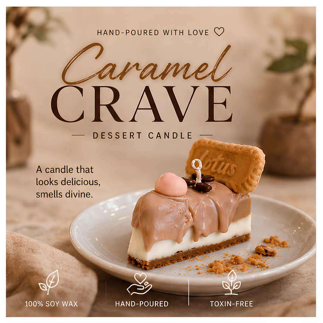 Caramel Crave – Dessert Candle