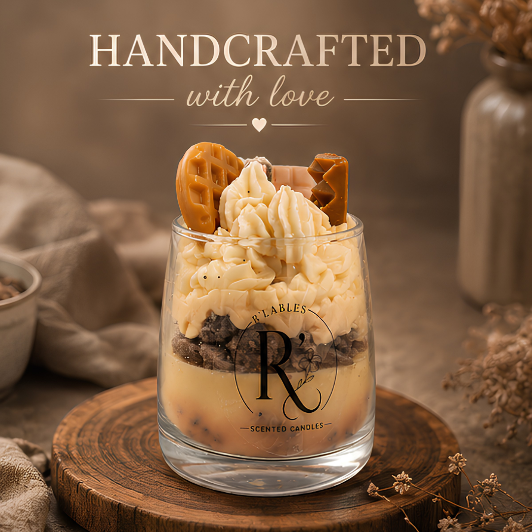 Golden Waffle Candle