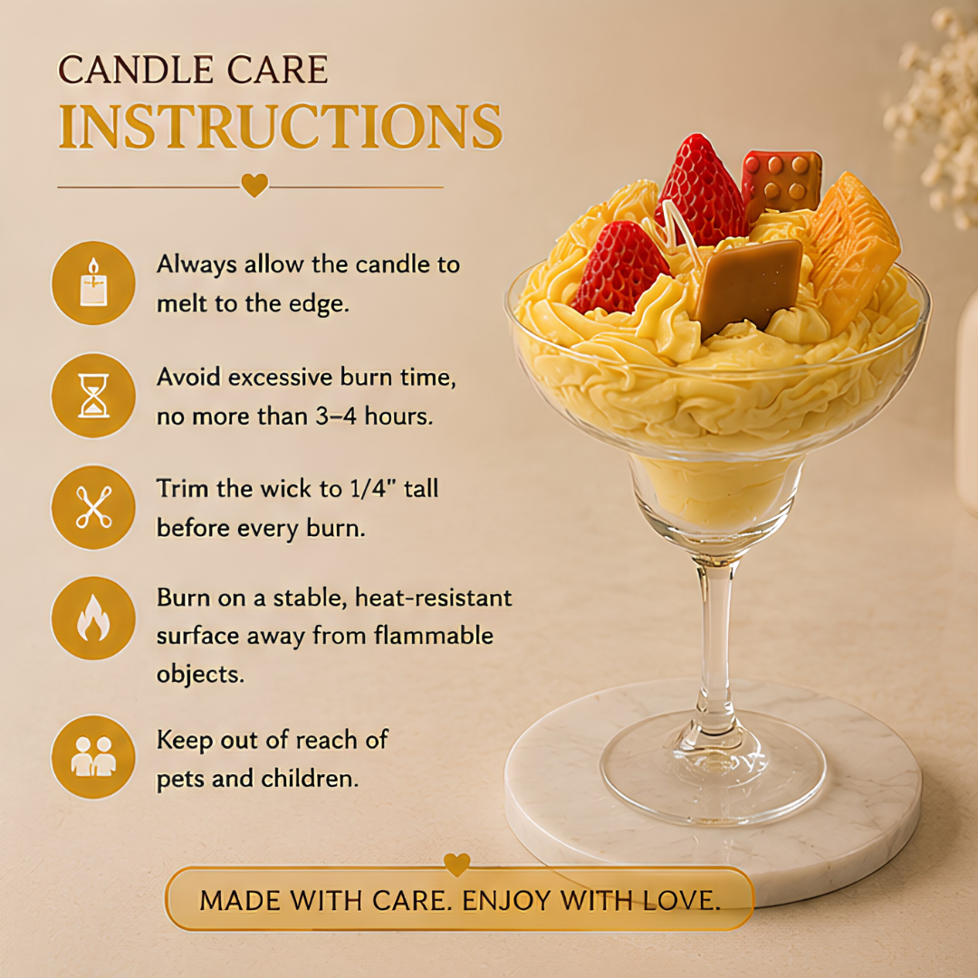 Mango Berry Dessert Candle