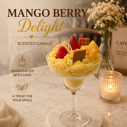 Mango Berry Dessert Candle