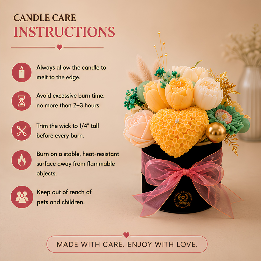 White Oud Luxury Small Candle Bouquet