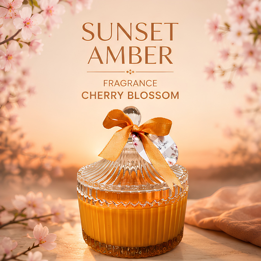 Sunset Amber Candle