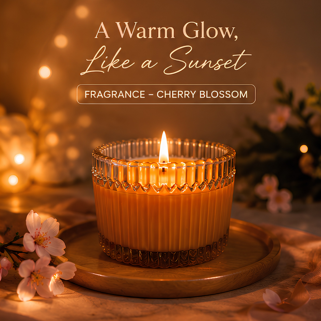 Sunset Amber Candle