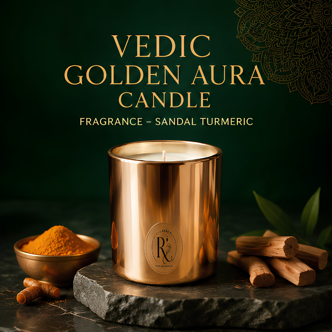 Vedic Golden Aura Candle